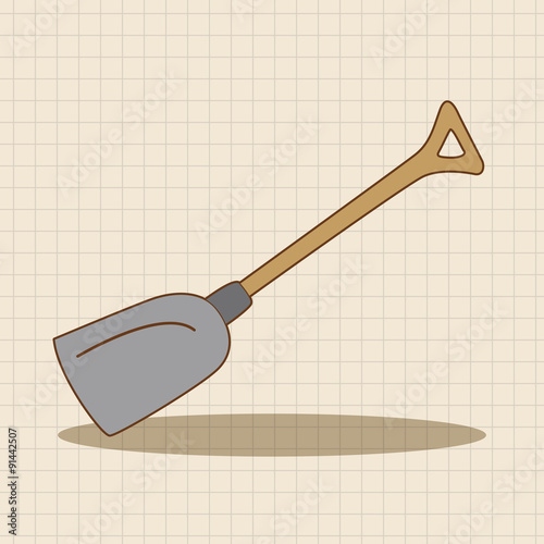 gardening shovel