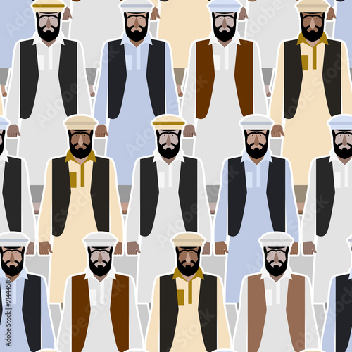 Crowd of refugee