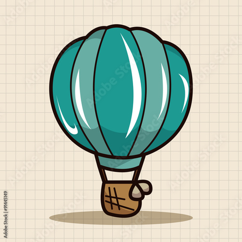 hot air ballon theme elements vector,eps