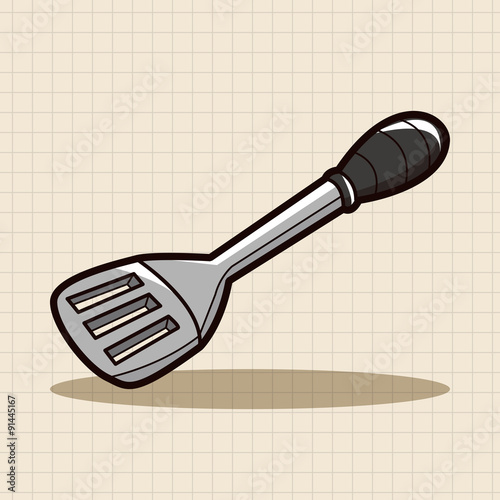 kitchenware spatula theme elements vector,eps