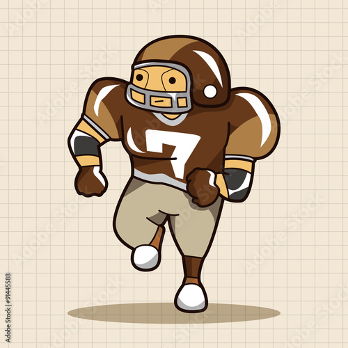 football player theme elements vector,eps