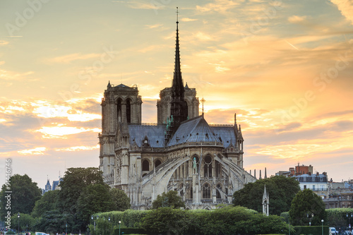Cathedral Notre Dame de Paris in Paris