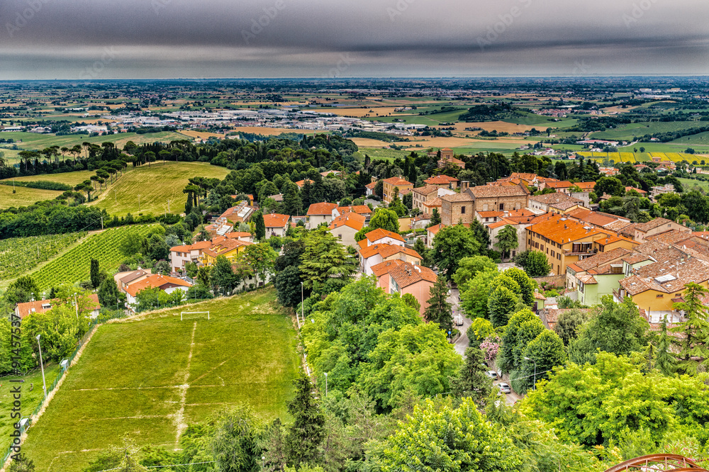 Countryside of Romagna in Italy