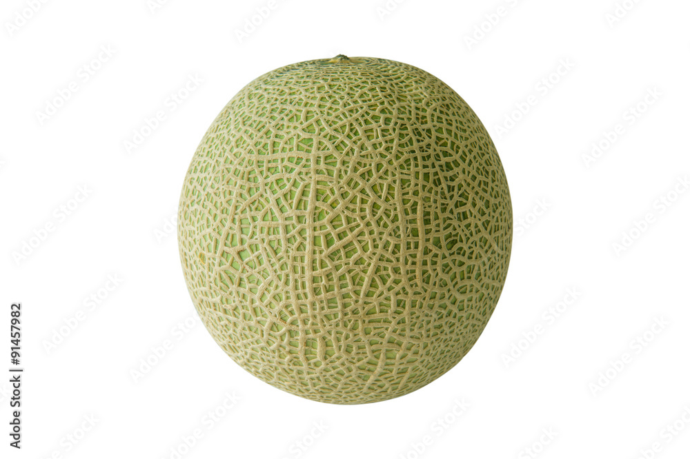 cantaloupe melon isolated on white background. cantaloupe melon isolated on white background.