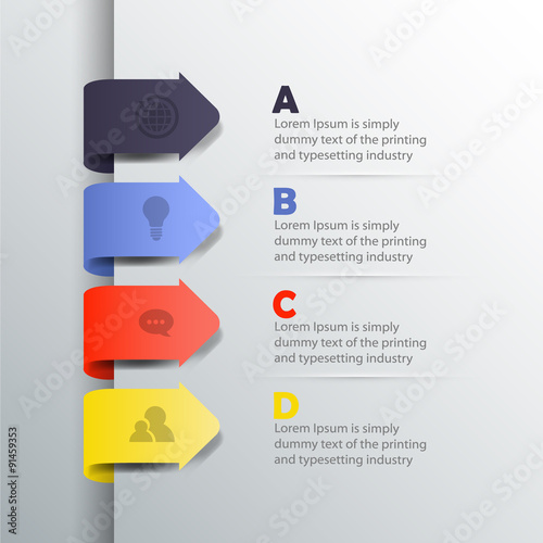 Inforgraphic elements - Transparent shadows , easy to place on all surfaces