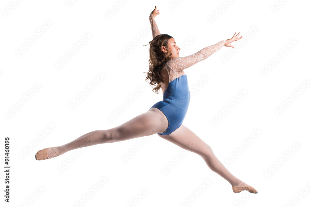 Fototapeta premium Teenager ballet dancer