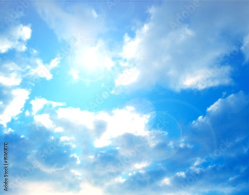 青い空