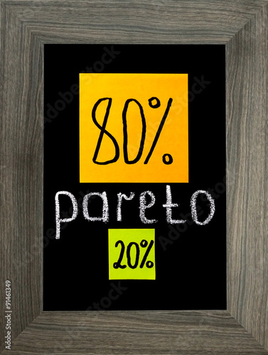 Pareto principle, eighty-twenty rule