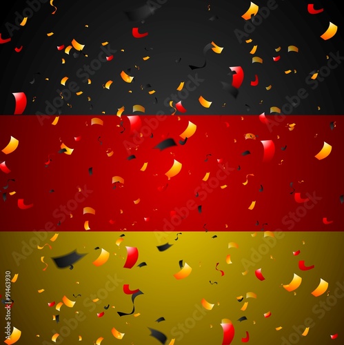 Day of German unity design. Tag der deutschen Einheit