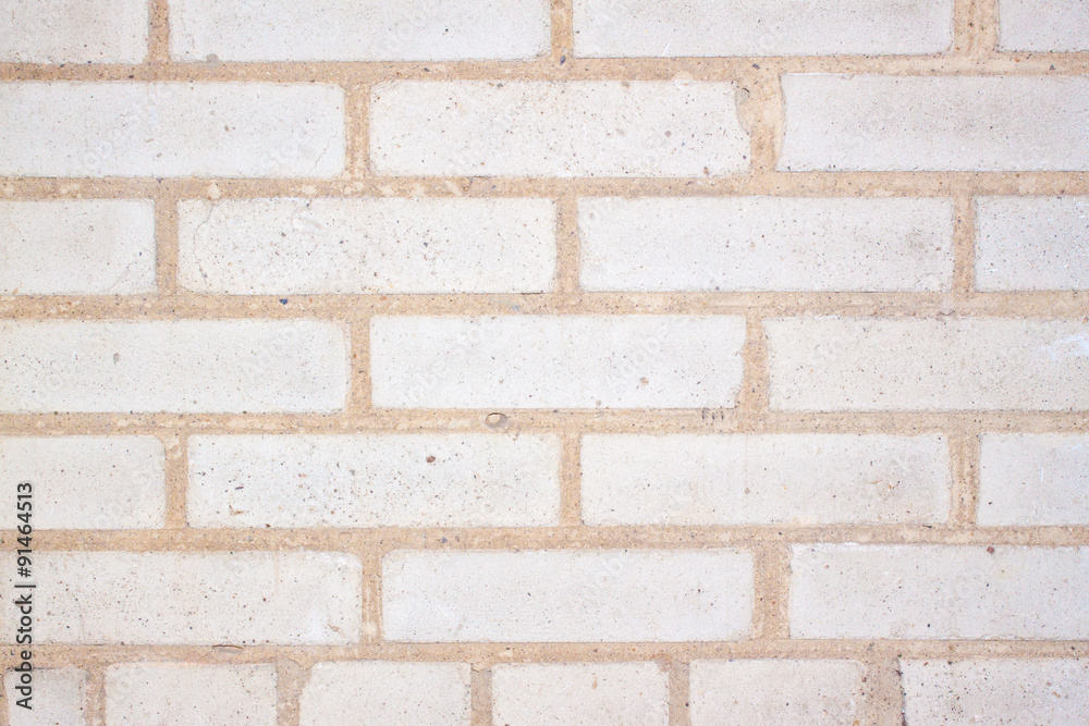 Fototapeta premium White grunge brick wall background
