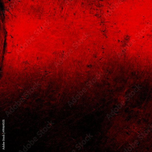 3D Tapete im Flur - Fototapete Grunge red background