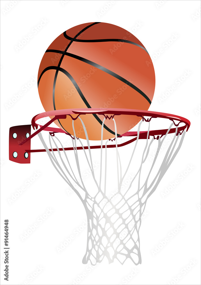 basketball hoop and ball (basketball hoop with basketball, basketball and hoop)