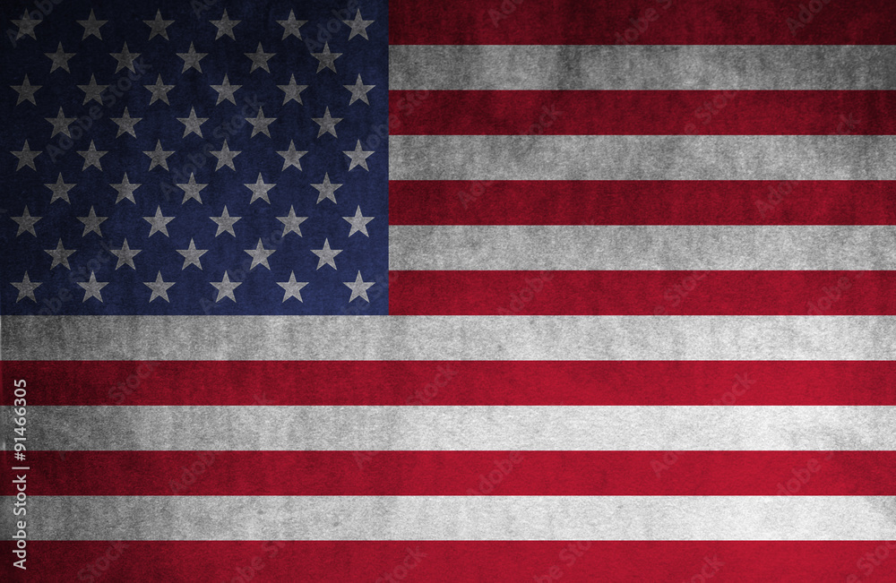 Fototapeta premium Grunge USA Flag