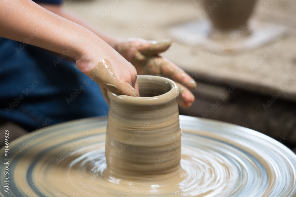 Hand of potter Hand of potter