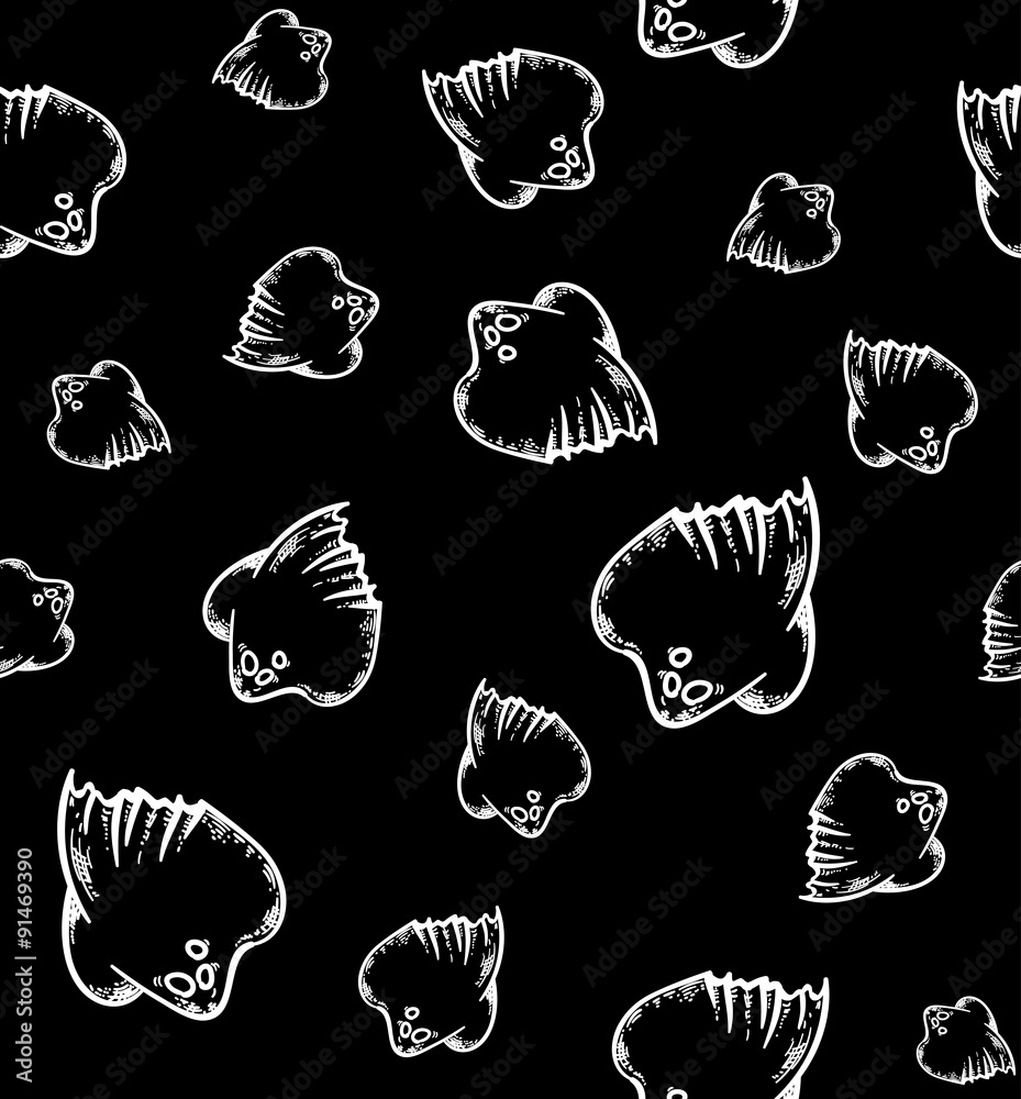 Halloween ghost pattern Halloween ghost pattern
