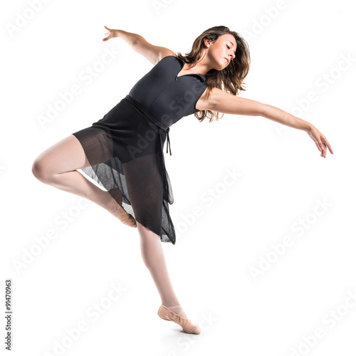 Beautiful girl ballet dancer