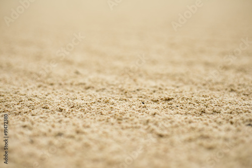 Sandy beach background for summer. Sand texture. Macro shot.