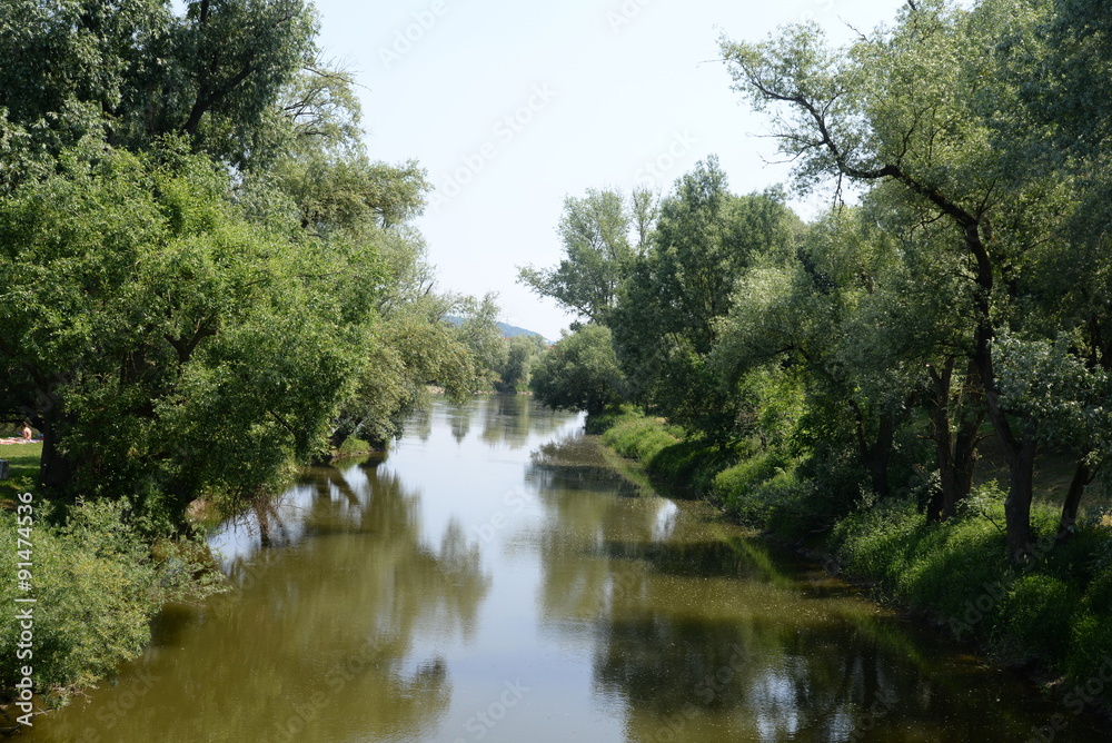 Nebenarm der Donau in Regensburg Nebenarm der Donau in Regensburg