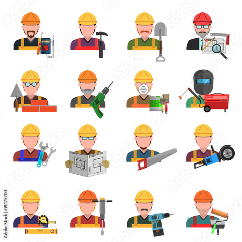 Worker Icons Set