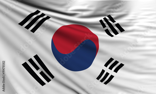 S.Korean Flag, South Korean Background