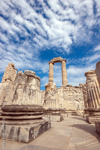 columns in Temple of Apollo