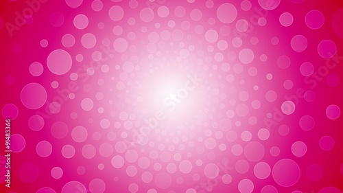 Rotating pink background with a circle of love infinite loop