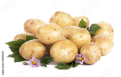 Raw potatoes 