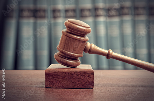 Quadro em tela The gavel
