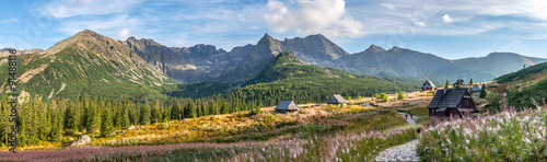 Hala Gasienicowa in Tatra Mountains - panorama