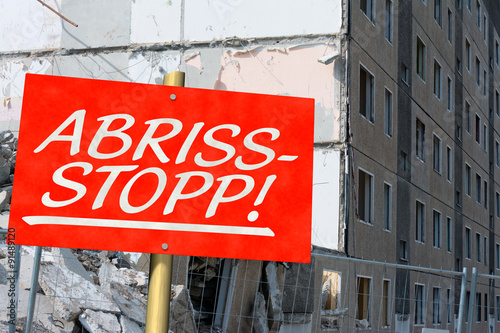 Abrisstopp! photo