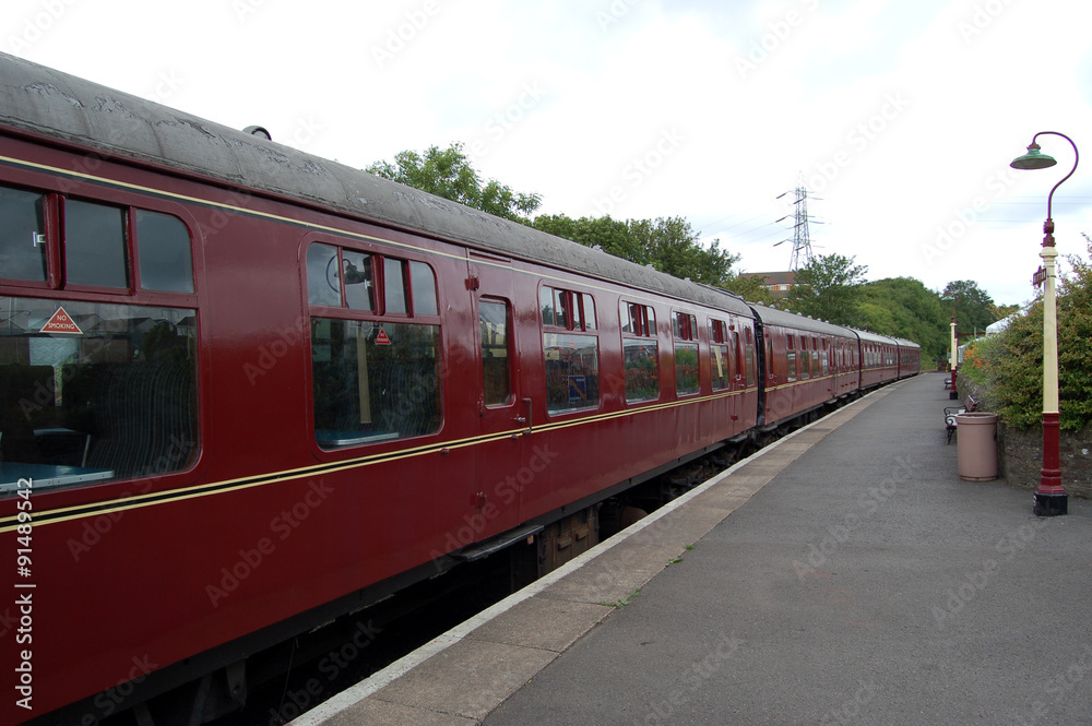 Passenger Carriages at Bitton Railway Station Passenger Carriages at Bitton Railway Station