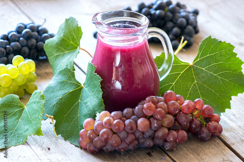 Fotografia Fresh Grape Juice