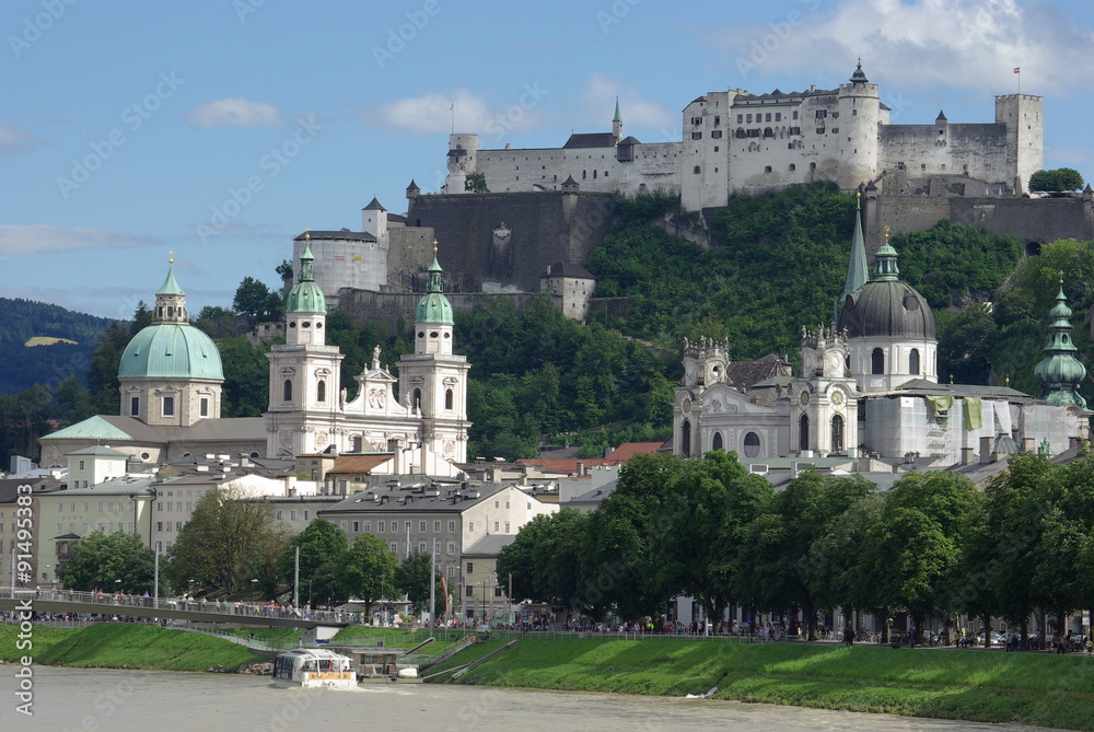 Fototapeta premium Salzbourg la citadelle, Autriche