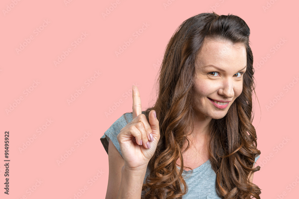 Obraz premium Beautiful woman smiling