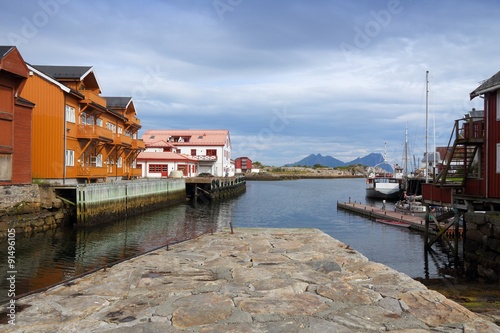 Norway fishing village - Kabelvag in Lofoten
