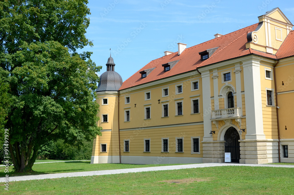 Cistercian monastery and palaces in Rudy, Poland Cistercian monastery and palaces in Rudy, Poland