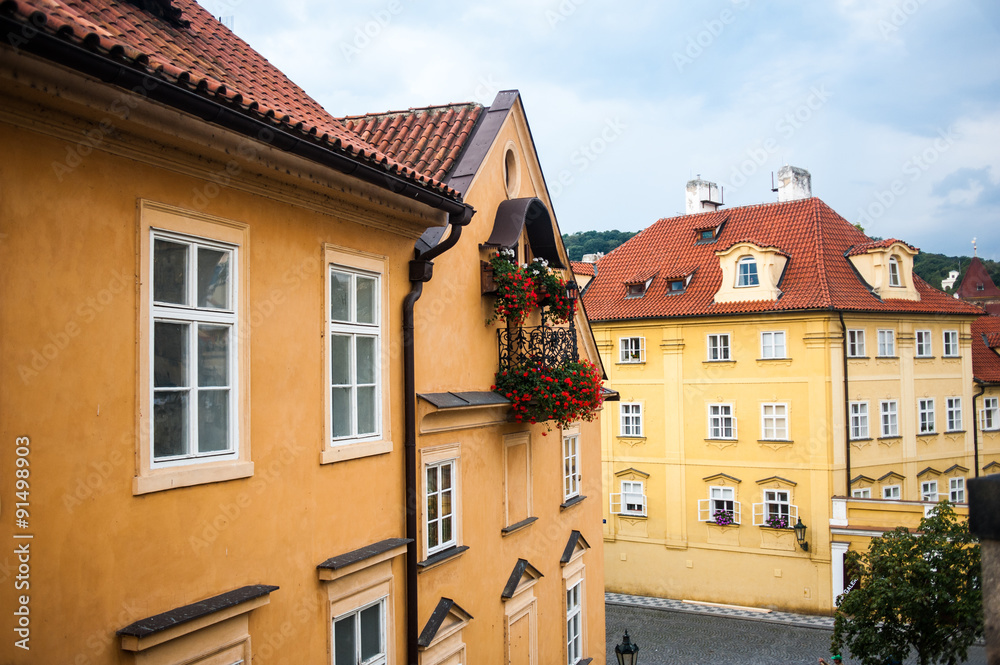 Cute houses in Prague
