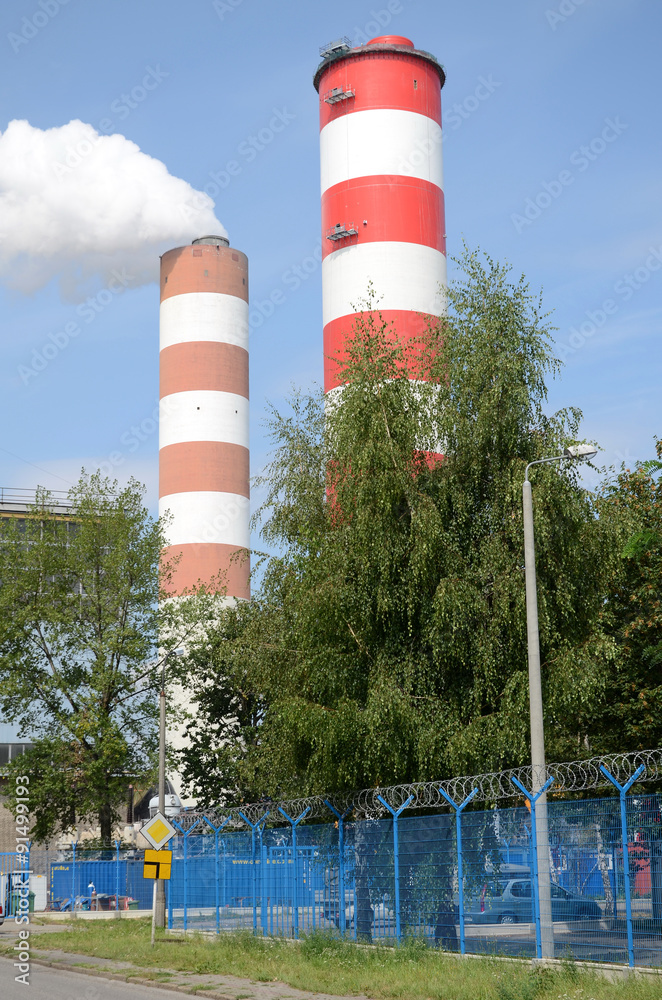 Fotografie chimney power plant