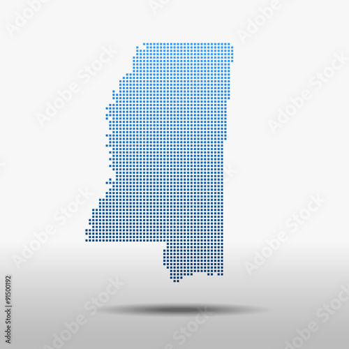 map of Mississippi