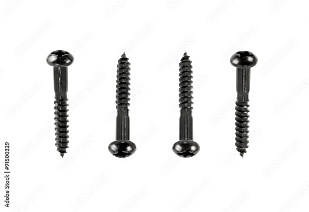 screw isolated on the white screw isolated on the white
