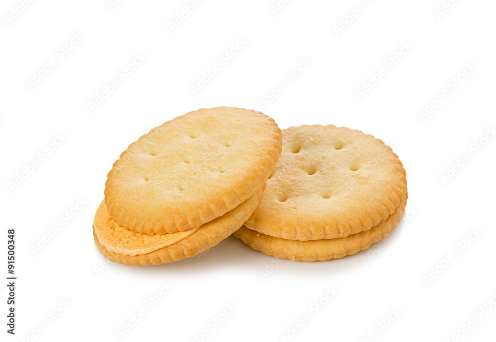 Biscuits on white background Biscuits on white background