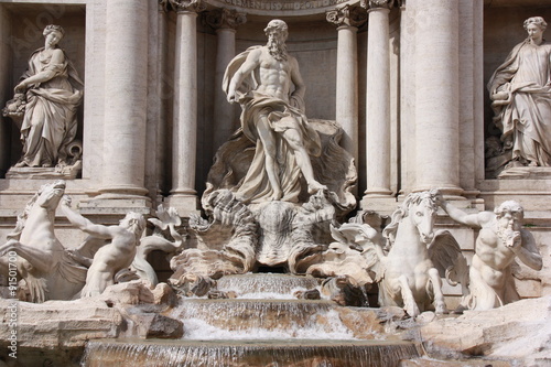 Fontaine de Trevi à Rome, Italie