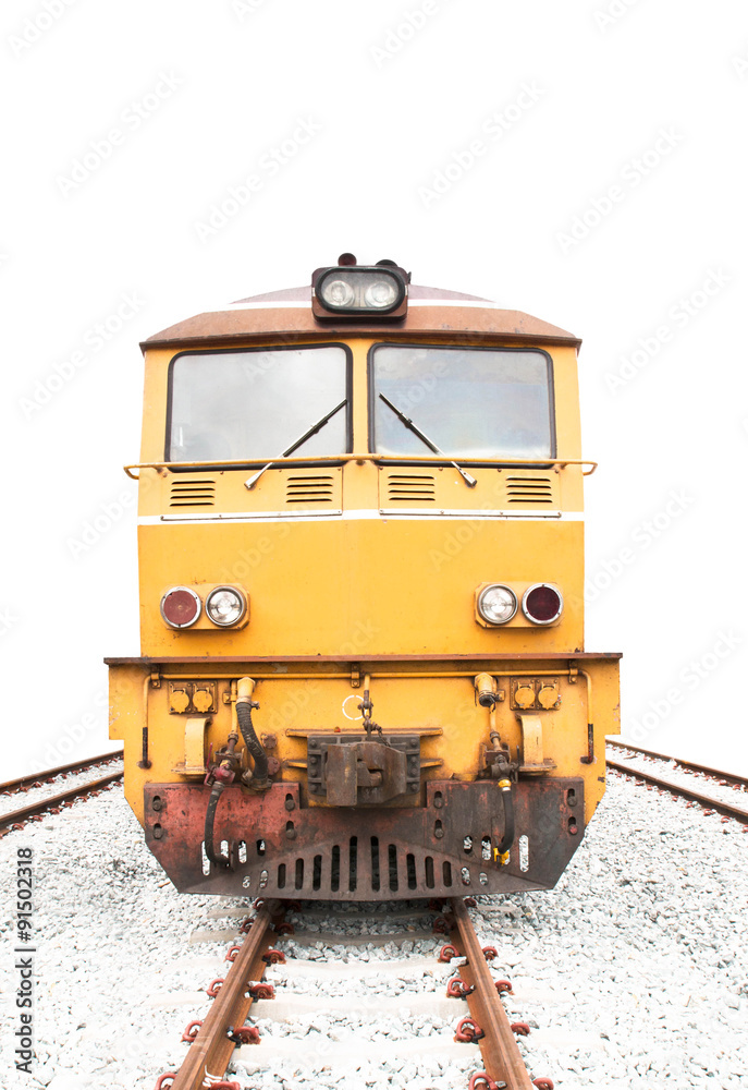 Train , isolated on white background