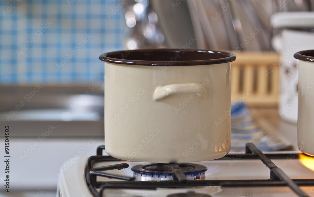 Fototapeta premium Cooking Pot - making a supper