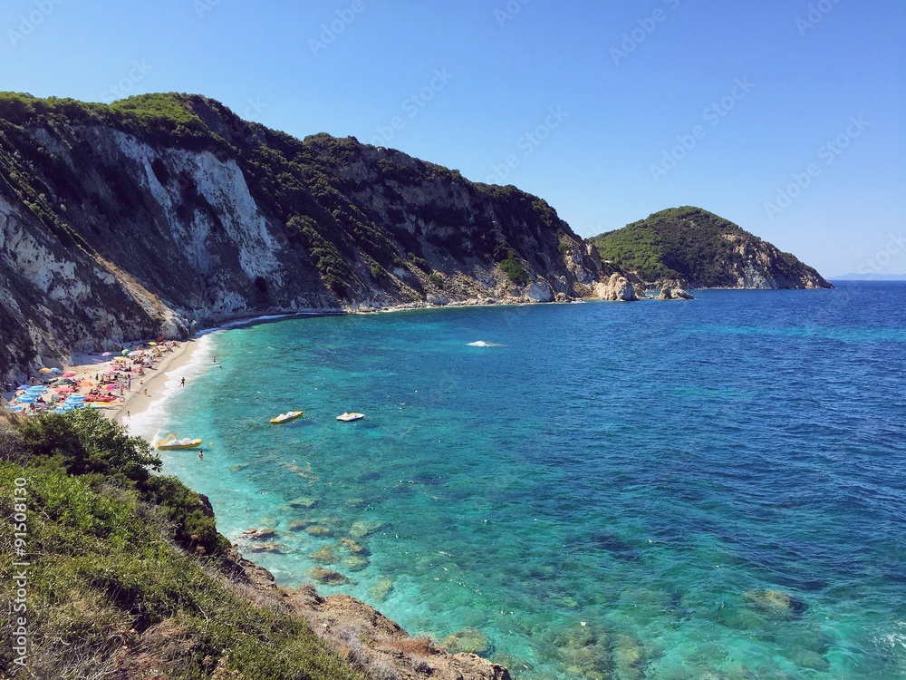 Obraz premium Toller Ausblick auf der Insel Elba