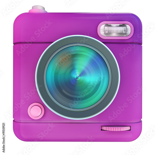 Camera icon pink