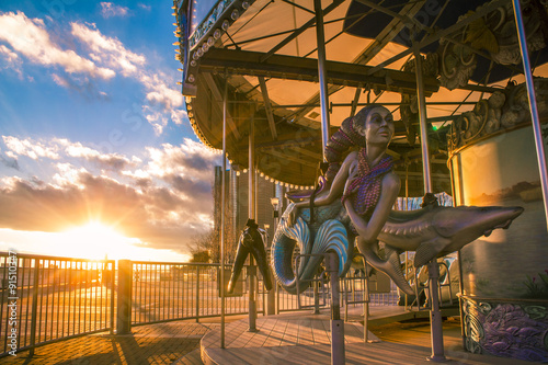 Detroit Carousel  photo