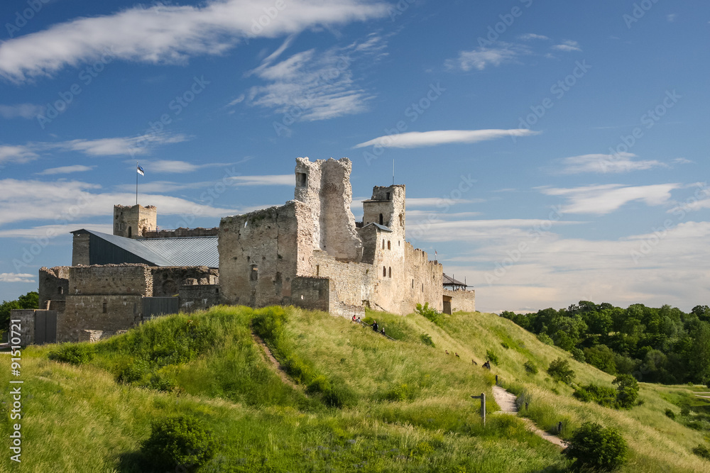 Ruins of the medieval castle of Rakvere, Estonia