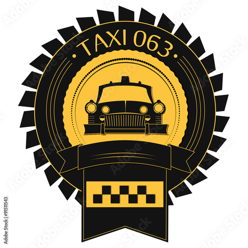 taxi services sticker