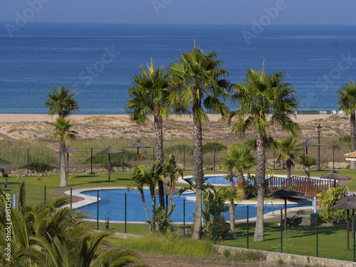 Pool next to the beach